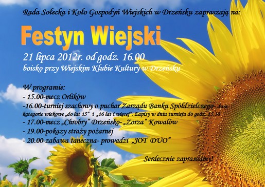 festyn wiejski drzensko