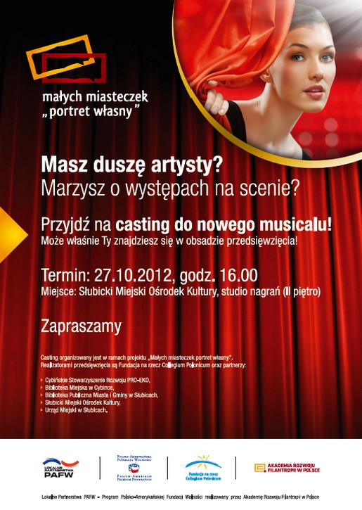 malych miasteczek portret plakat