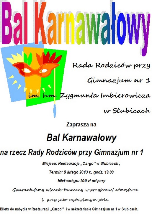 bal karnawałowy