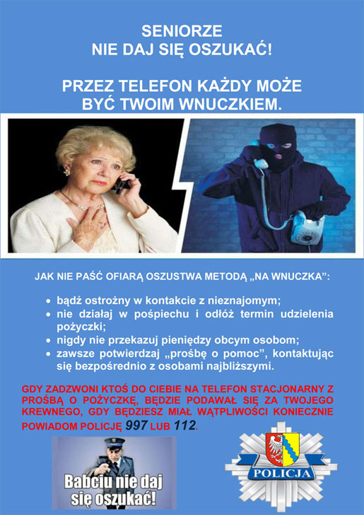 oszust plakat