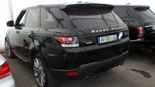 kradziony range rover swiecko