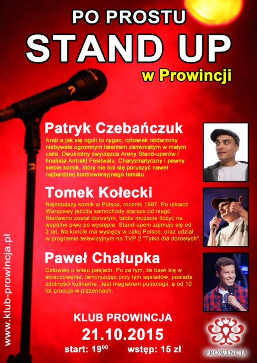 standup plakat