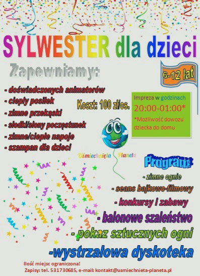 sylwester dzieci