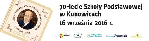 70 lat kunowice baner