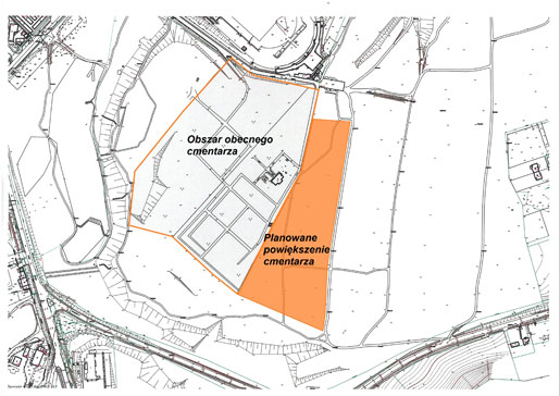 cmentarz slubice mapa