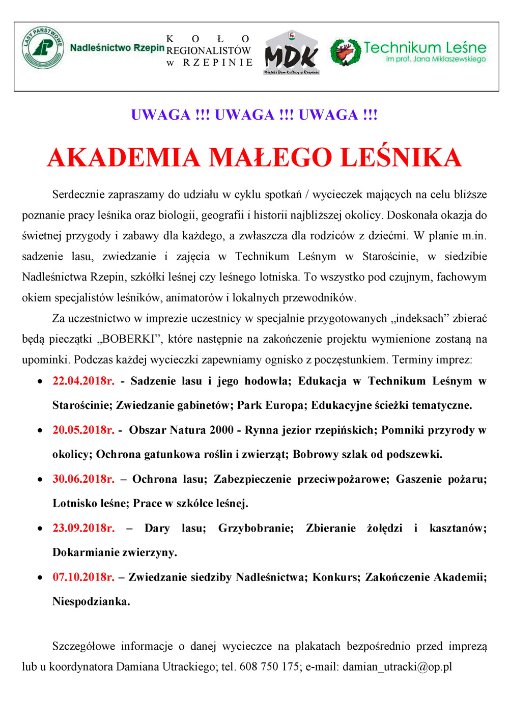 akademia lesnika