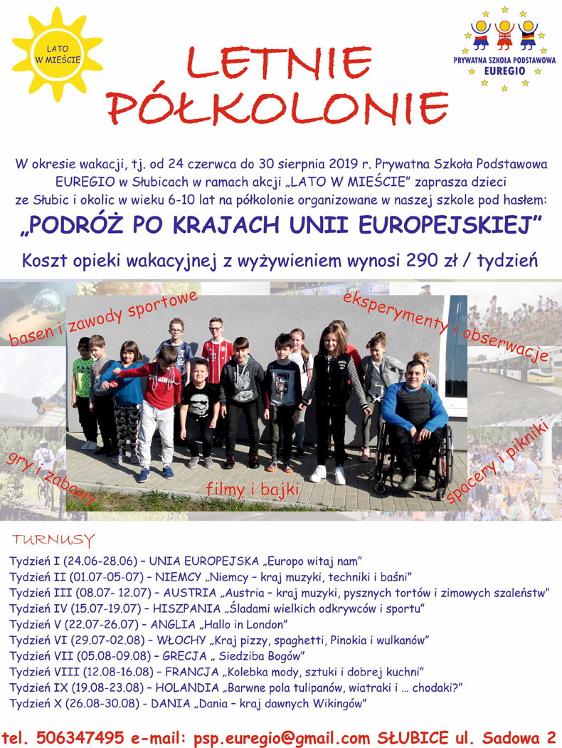 euregio polkolonie_plakat