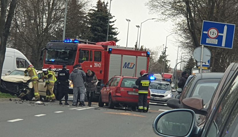 Wypadek na al. Niepodległości