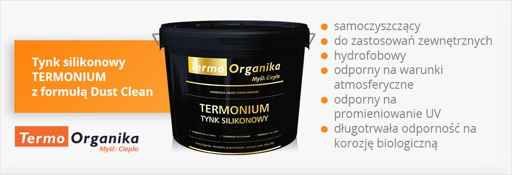 Tynk silikonowy TERMONIUM z formułą Dust Clean