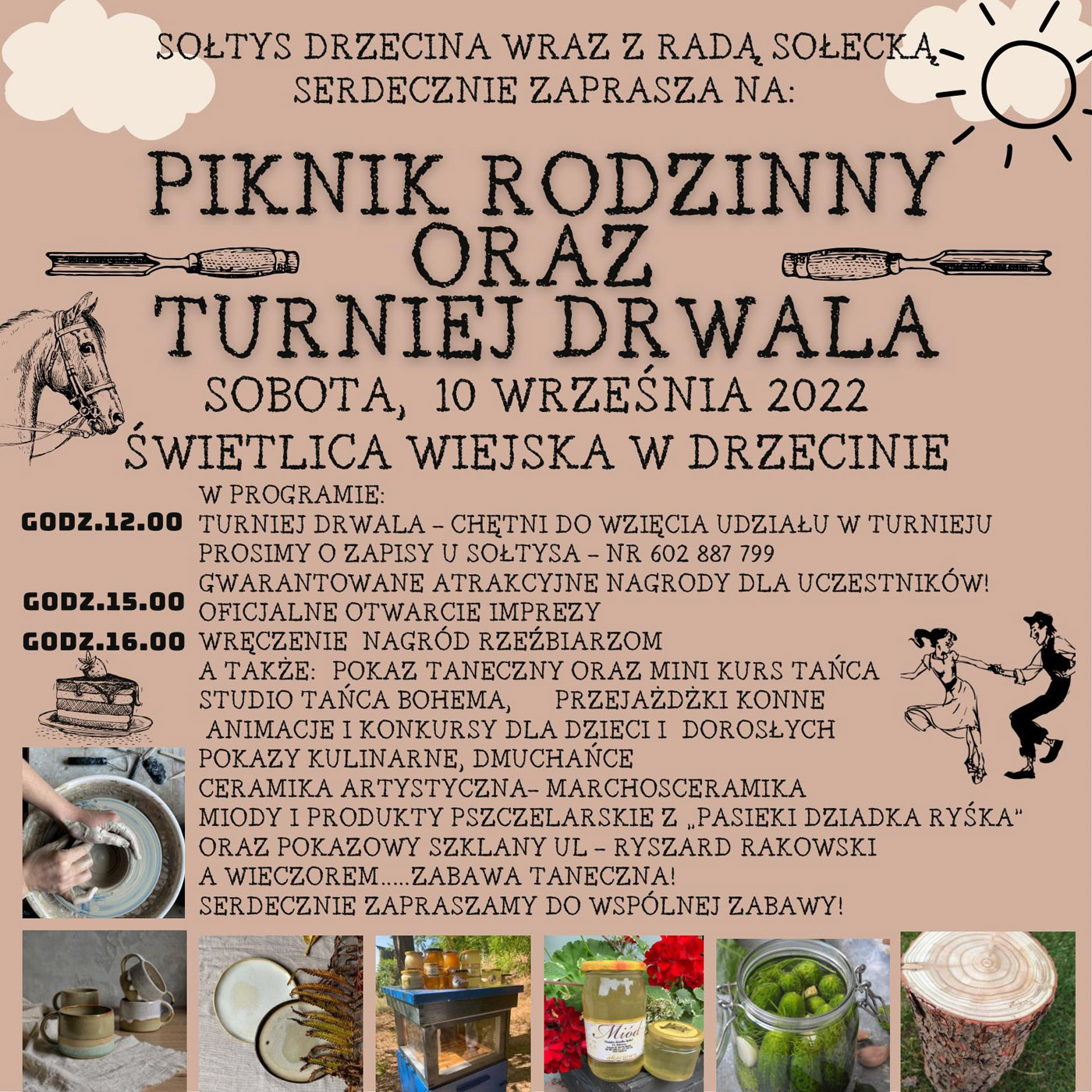 Turniej drwala w Drzecinie