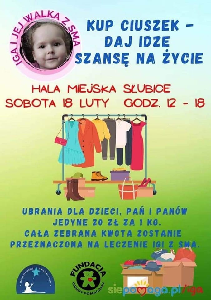 "Kup ciuszek - daj Idze szanse na życie"