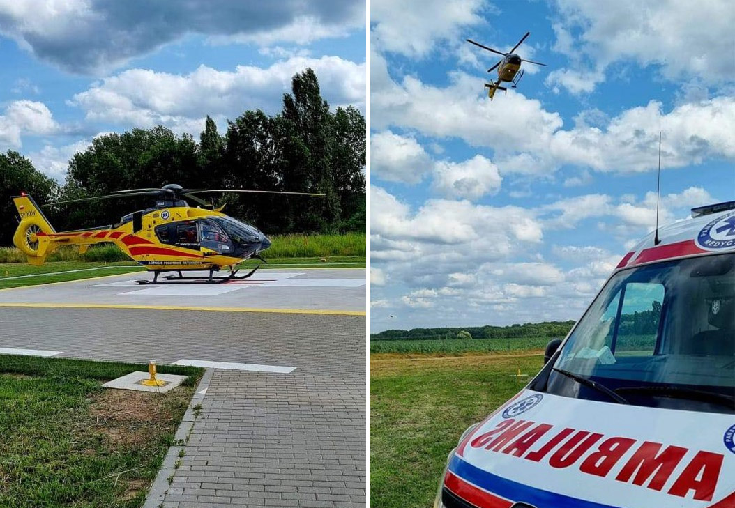 Lądowisko dla śmigłowców medycznych oddane do użytku