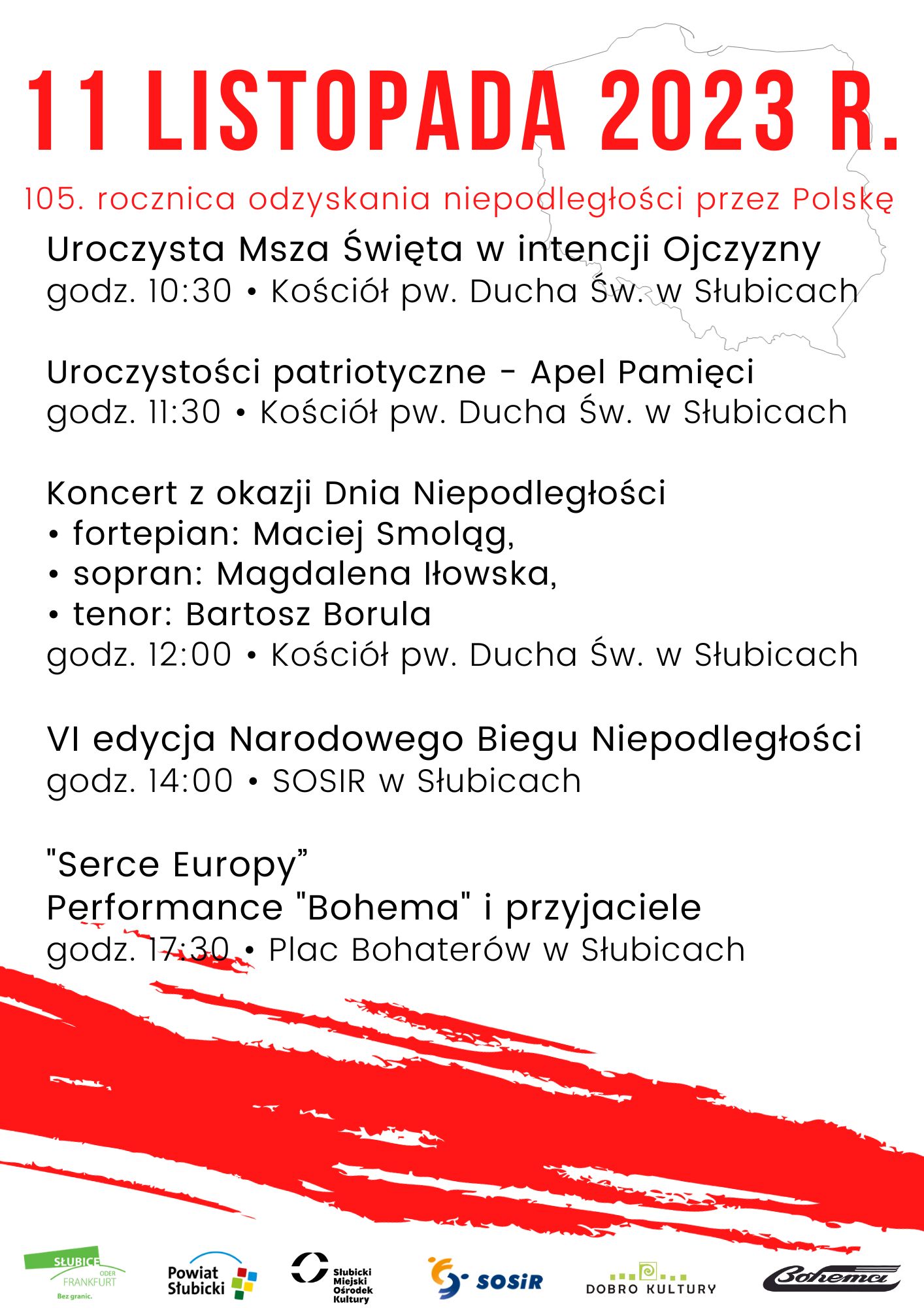 105. rocznica odzyskania przez Polskę niepodległości