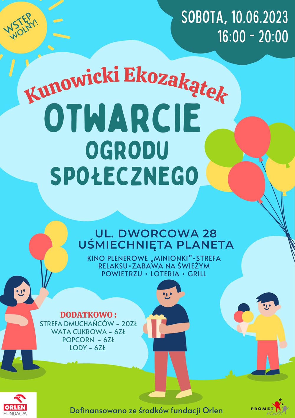 Kunowicki Ekozakątek – otwarcie ogrodu społecznego