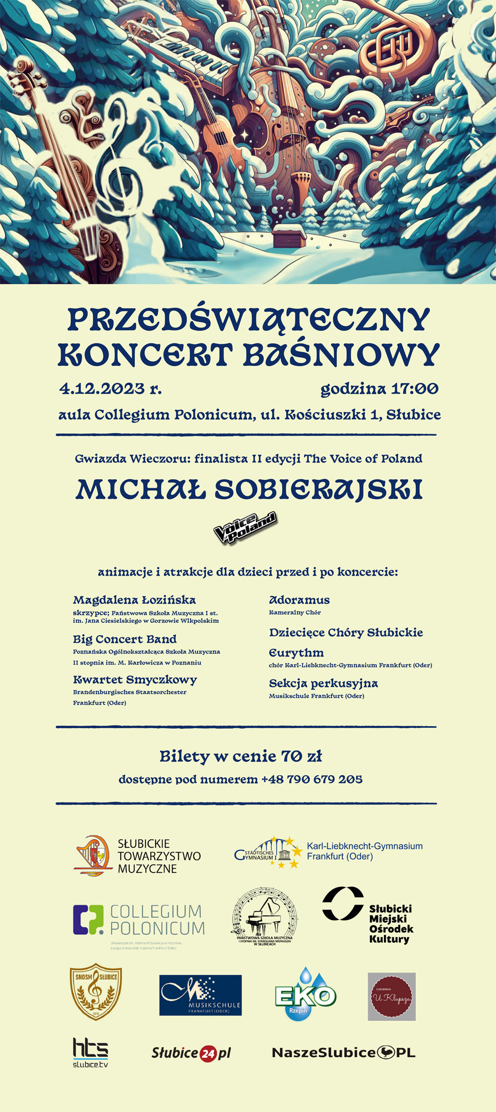 koncert basniowy plakat 