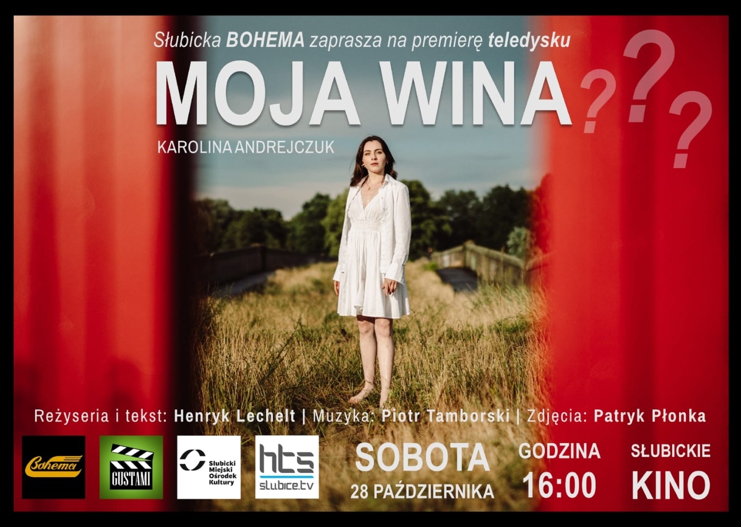 Bohema zaprasza na premierę teledysku "Moja wina"