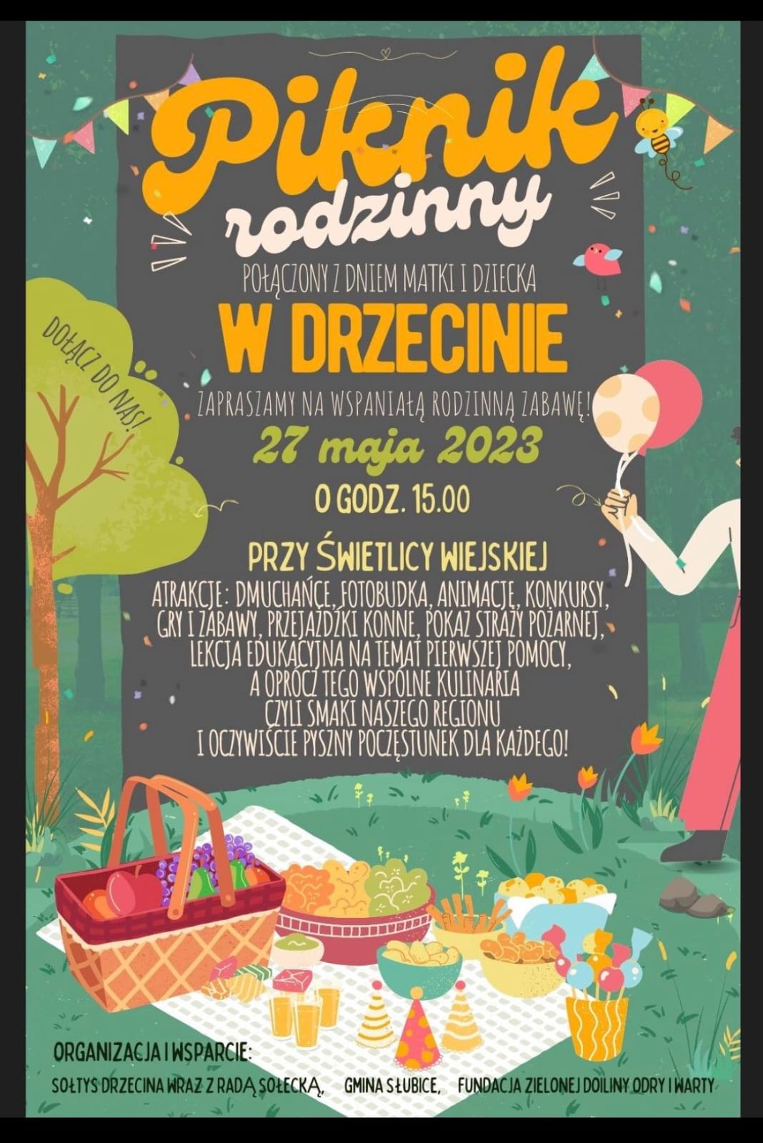 Piknik rodzinny w Drzecinie