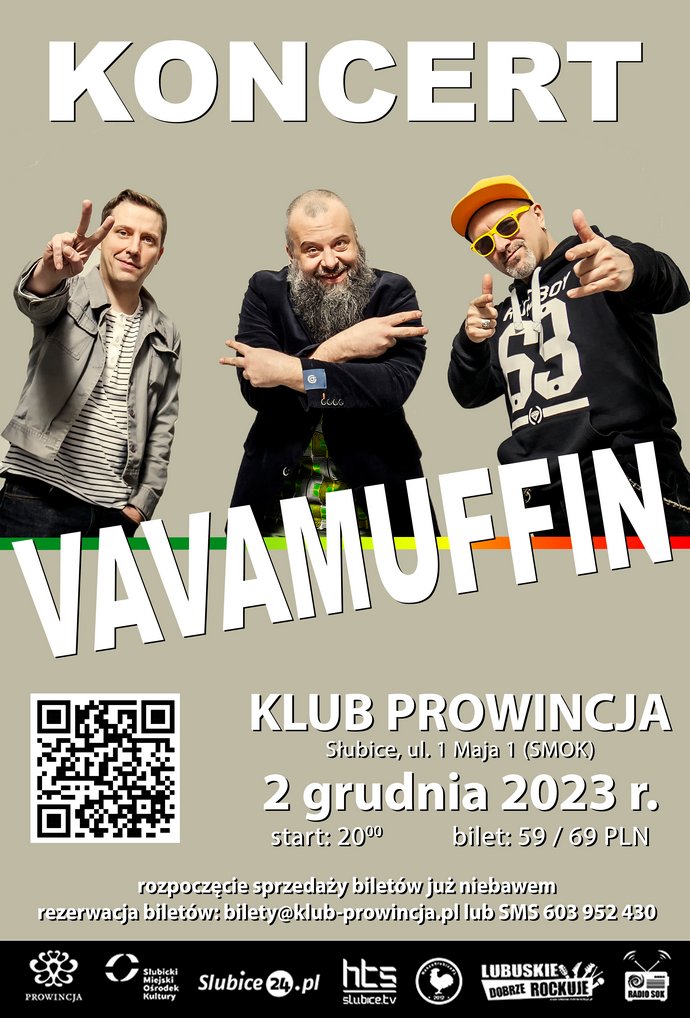 Vavamuffin zagra w Prowincji!