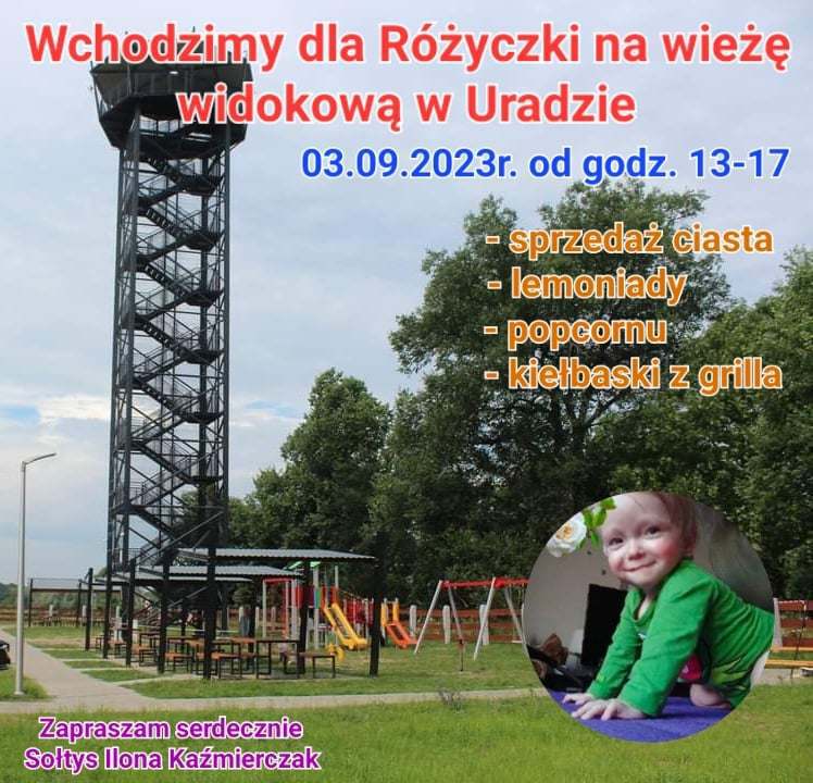 Wchodzimy dla Różyczki na wieżę