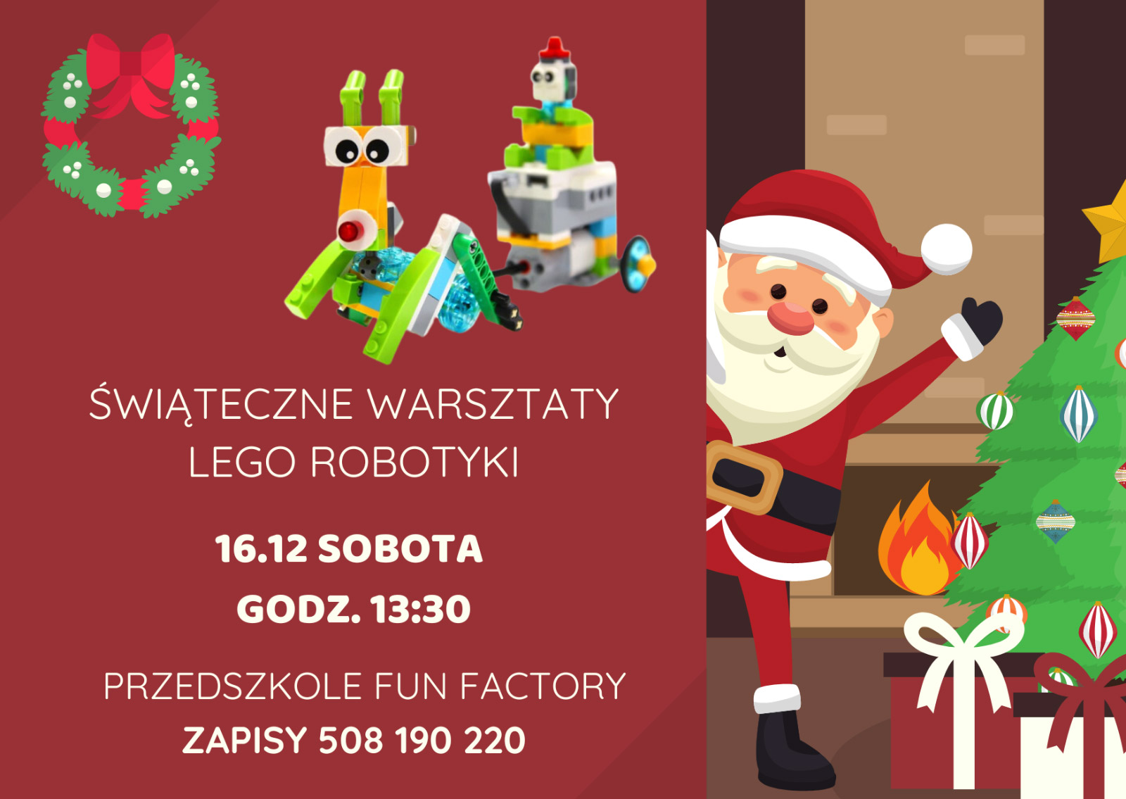 Świąteczne Warsztaty z Lego Robotyki"