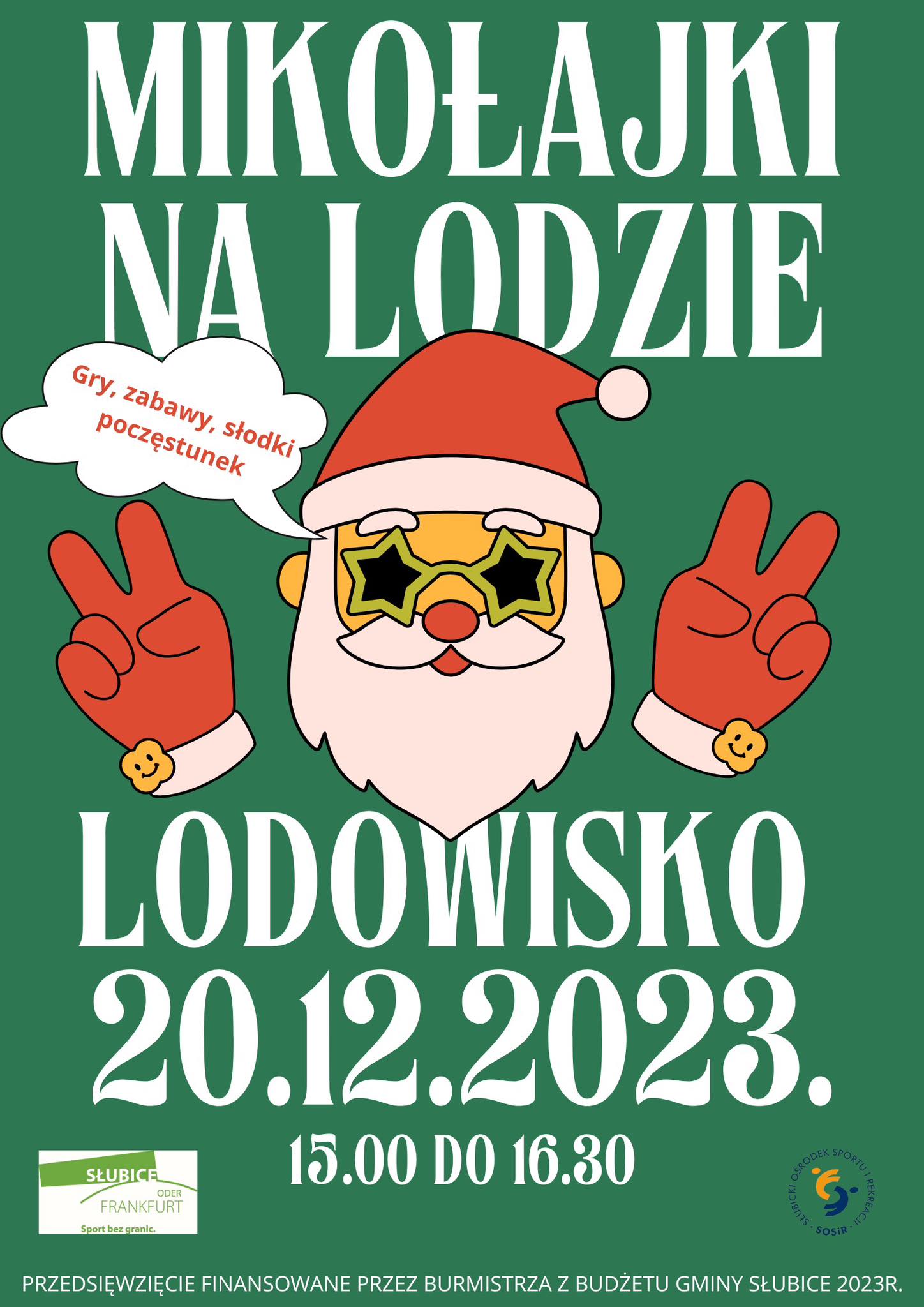 "Mikołajki na lodzie" na słubickim lodowisku