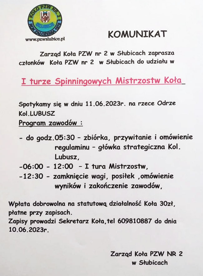 program spinningowe