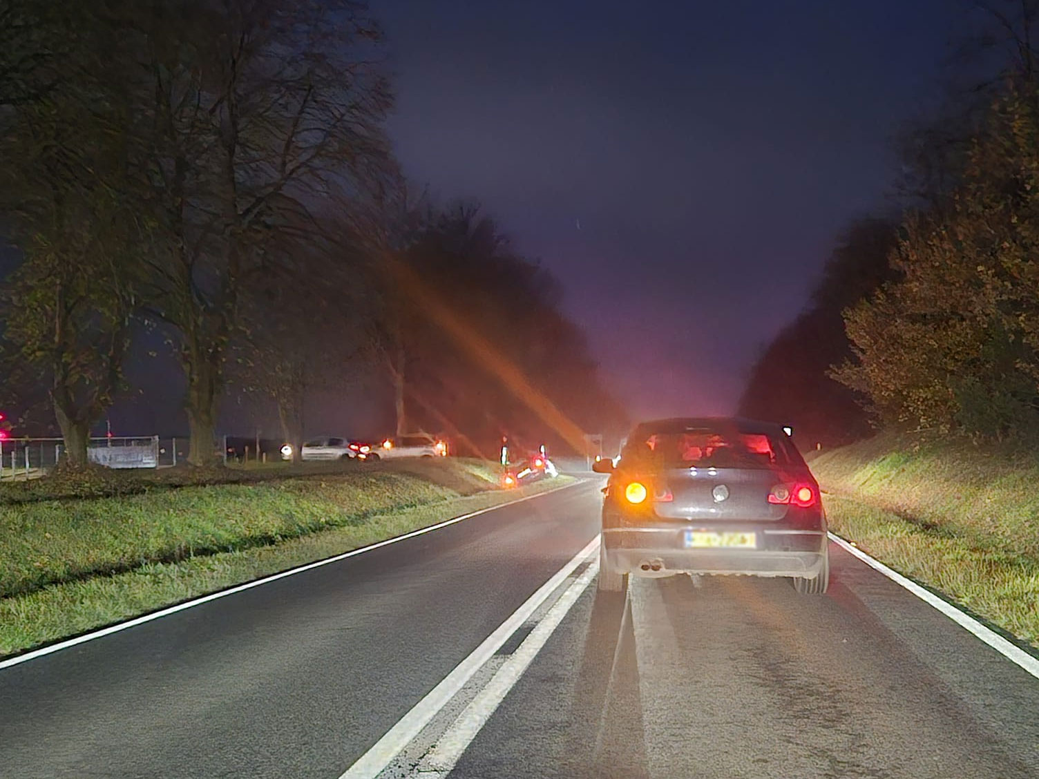 Kolizja za Kunowicami. Zderzyły się dwa Passaty