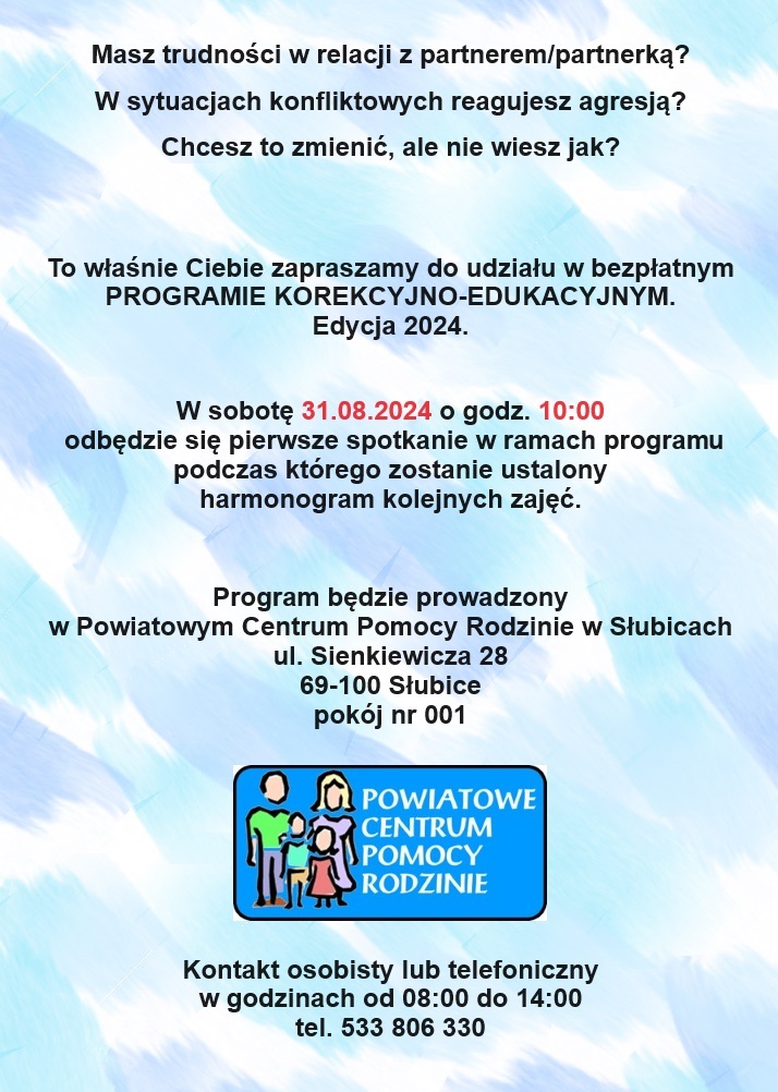 Rusza program Powiatowego Centrum Pomocy Rodzinie