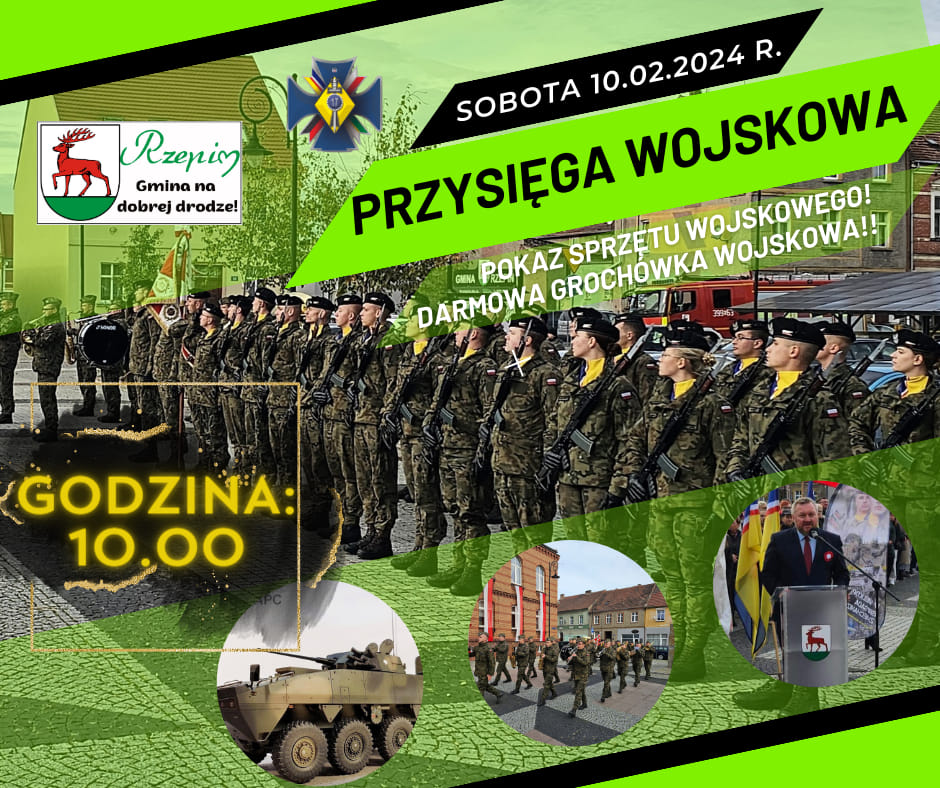 Przysięga wojskowa w Rzepinie