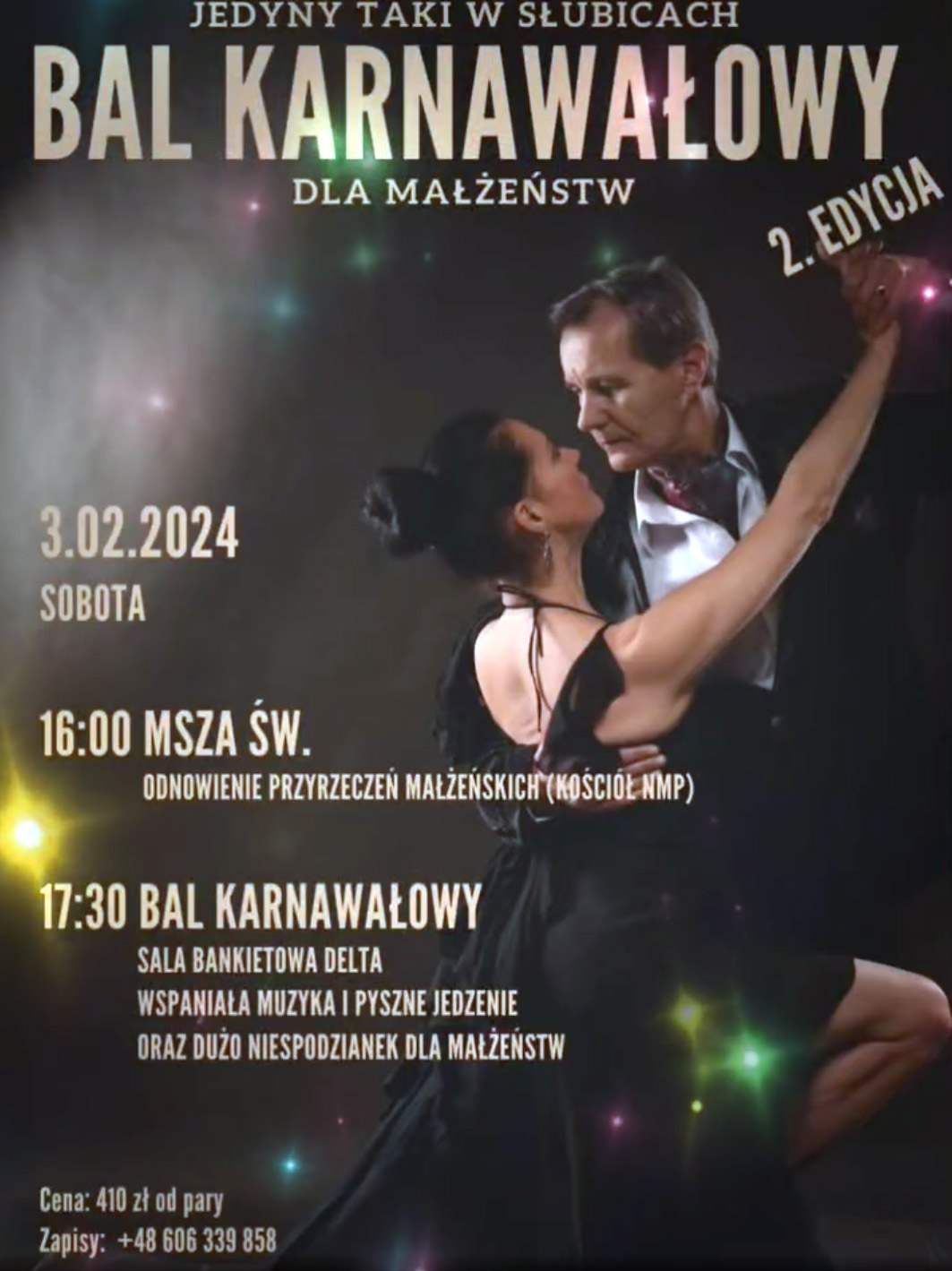 Bal karnawałowy dla małżeństw