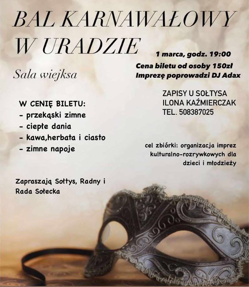 Bal karnawałowy w Uradzie