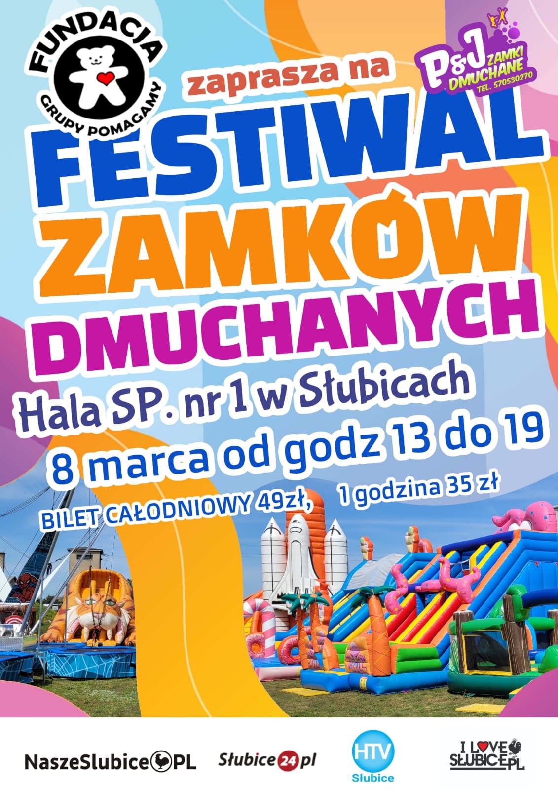 Festiwal zamków dmuchanych w Słubicach