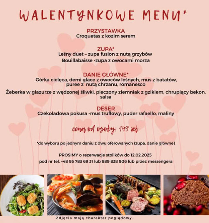 walentyki menu drzecin